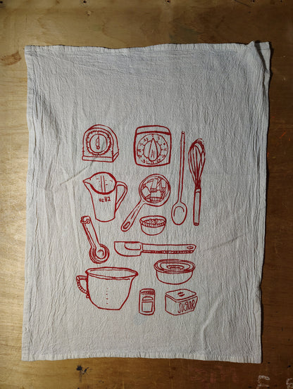Baking Things Tea Towel