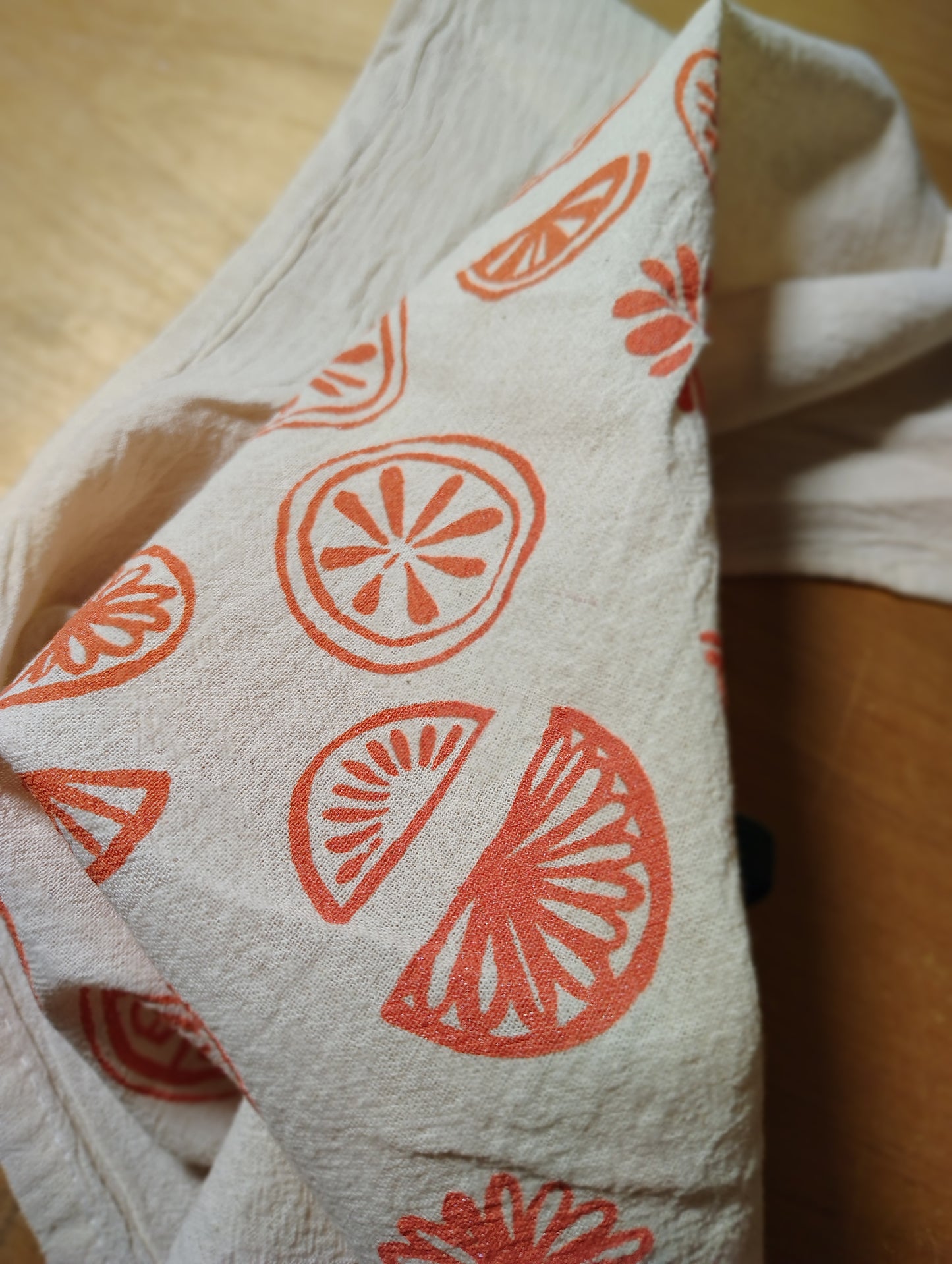 Citrus Tea Towel Flour Sack Towel