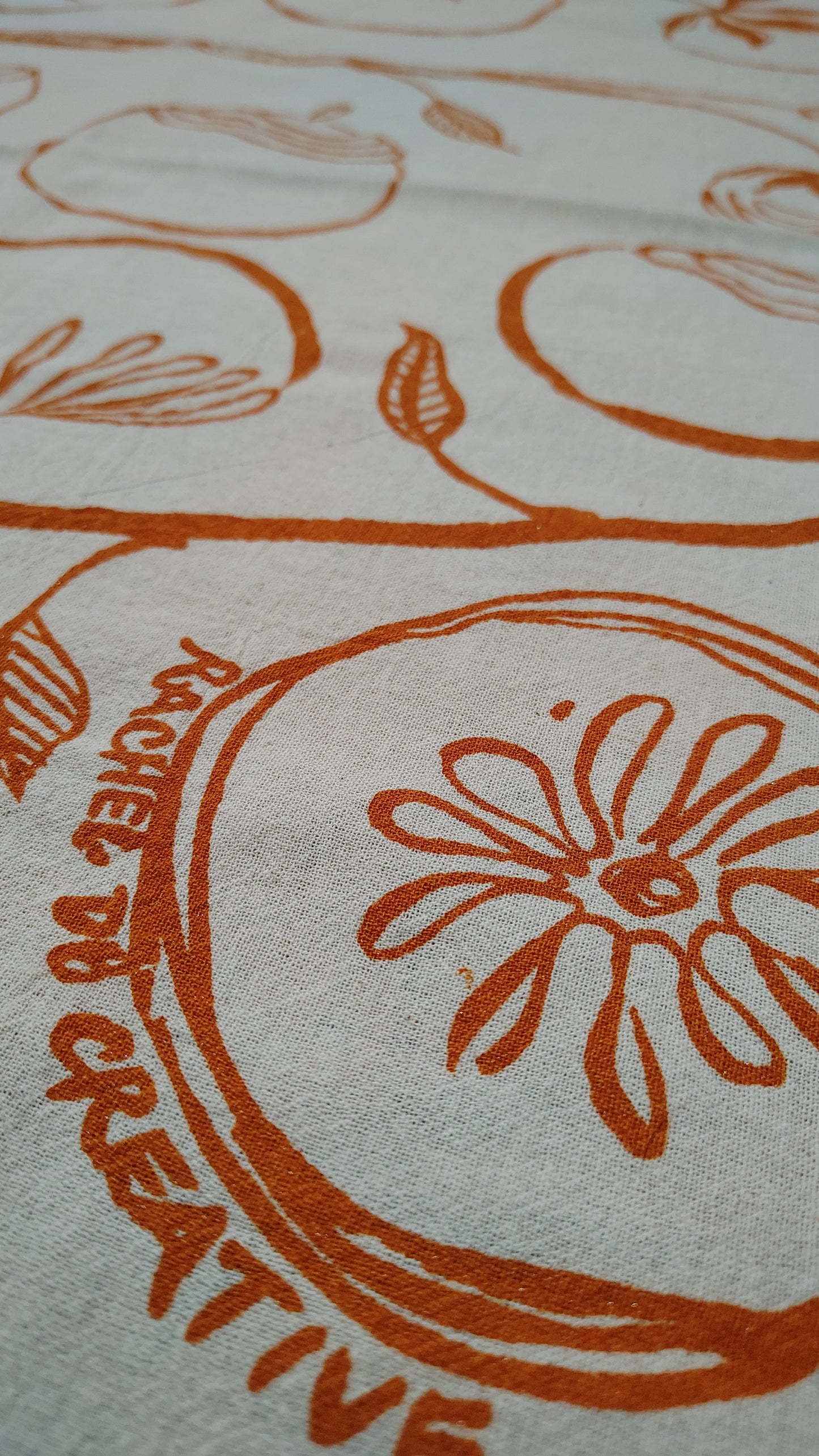 Surprisingly Large Persimmon Tomato Kitchen Towel