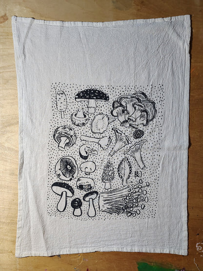 Mushrooms Kitchen Towel