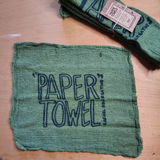 "Paper Towel" Replacements Cotton Shop Towels