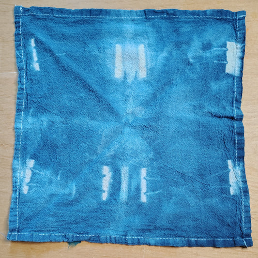 Set of 4 Indigo Dyed Napkins