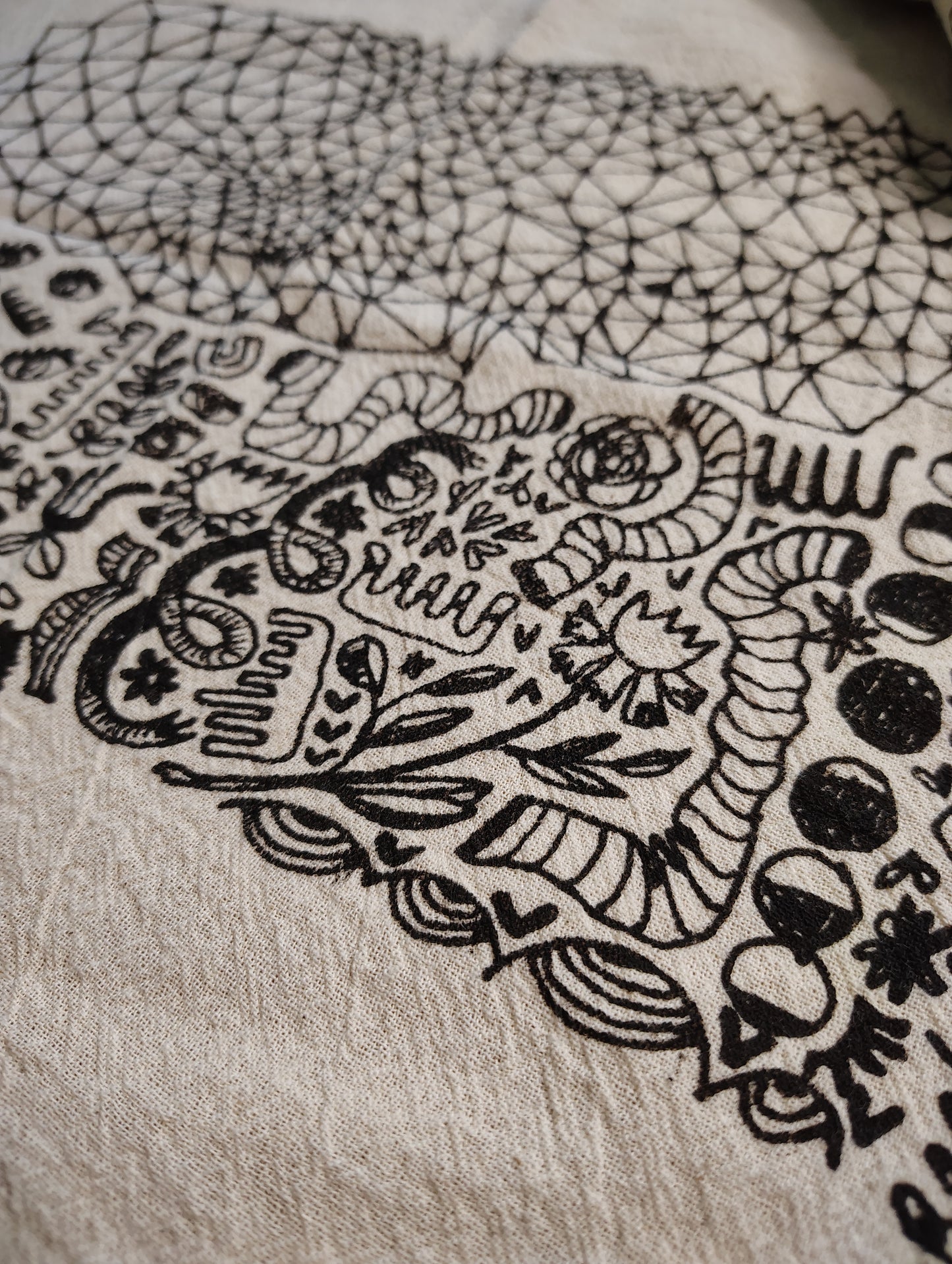 Set of 4 Screenprinted Napkins