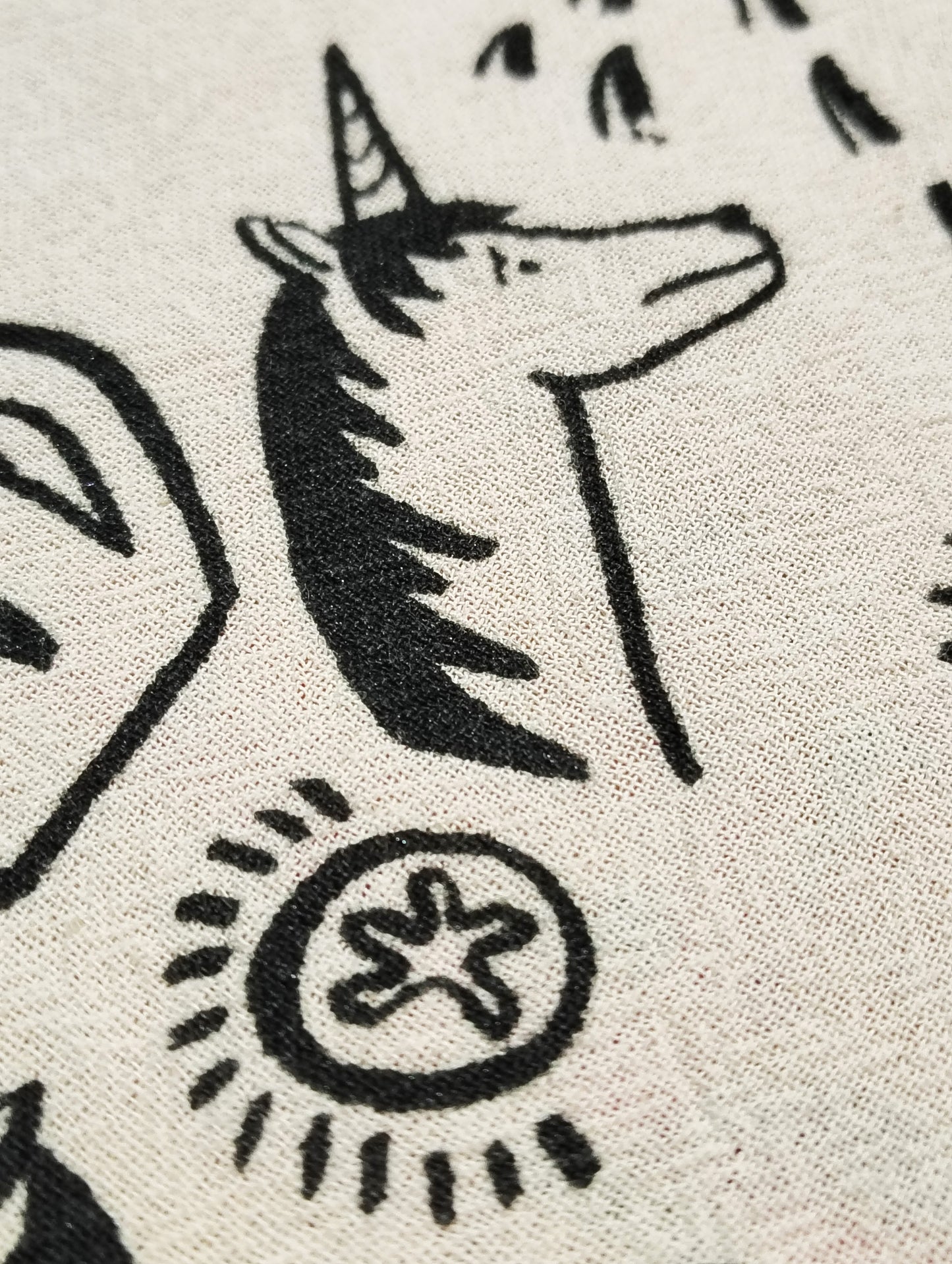 Surprisingly Large Unicorn Rainbow Kitchen Towel