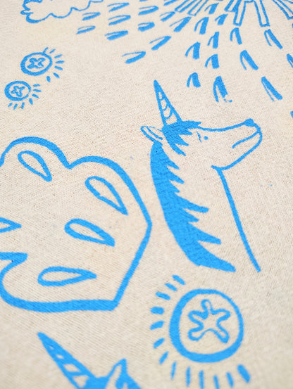 Surprisingly Large Unicorn Rainbow Kitchen Towel