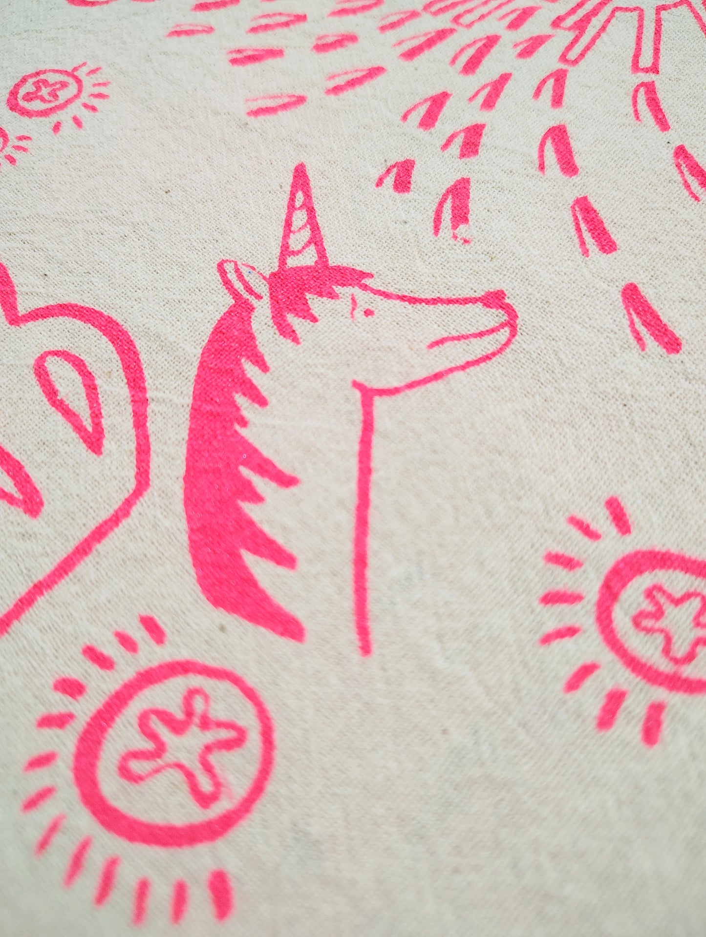 Surprisingly Large Unicorn Rainbow Kitchen Towel