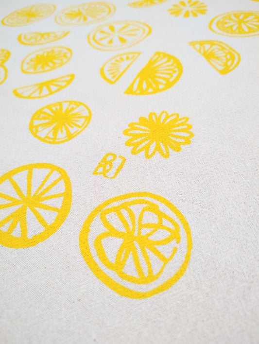 Citrus Tea Towel Flour Sack Towel
