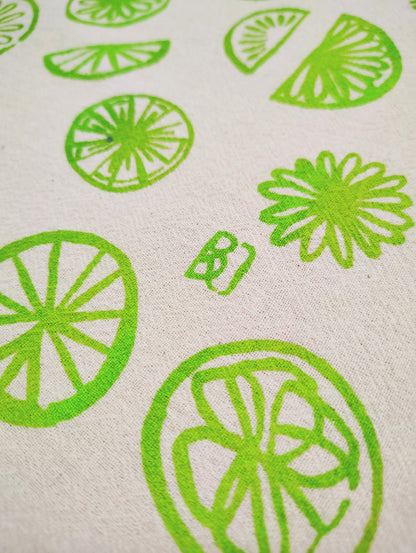 Citrus Tea Towel Flour Sack Towel
