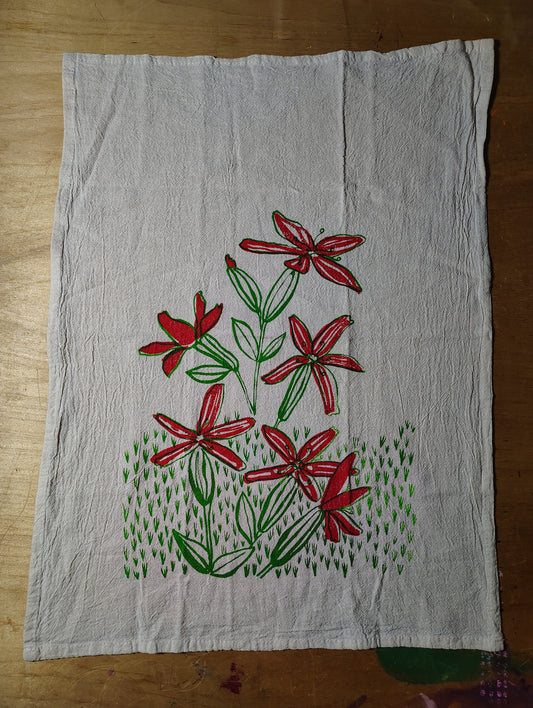 Royal Catchfly Cotton Kitchen Towel