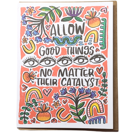 Greeting Card Allow Good Things