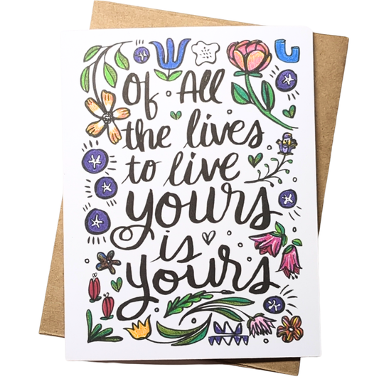 Greeting Card Yours is Yours