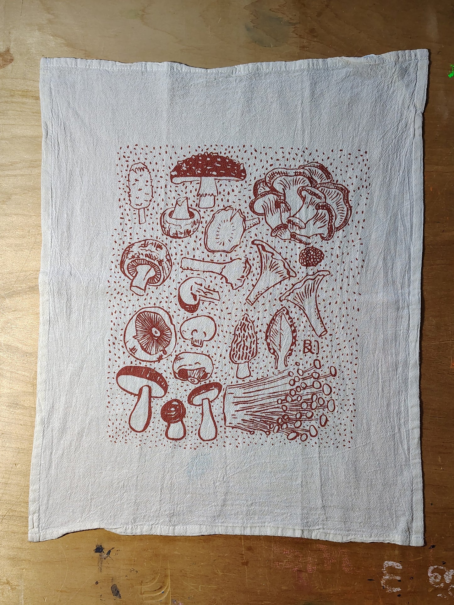 Mushrooms Kitchen Towel