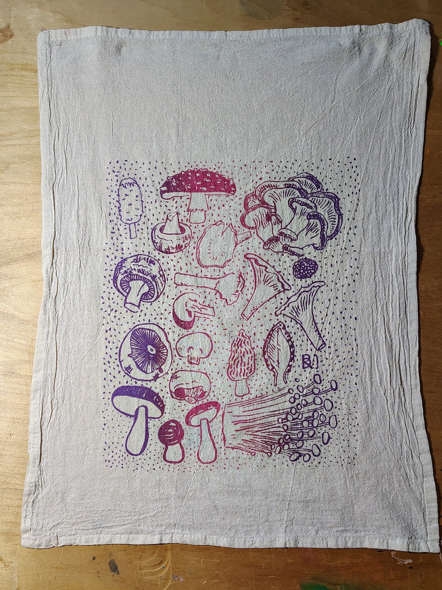 Mushrooms Kitchen Towel